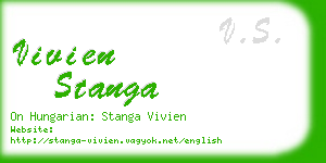 vivien stanga business card